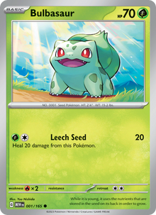 Bulbasaur - Catalogusvoorbeeld
