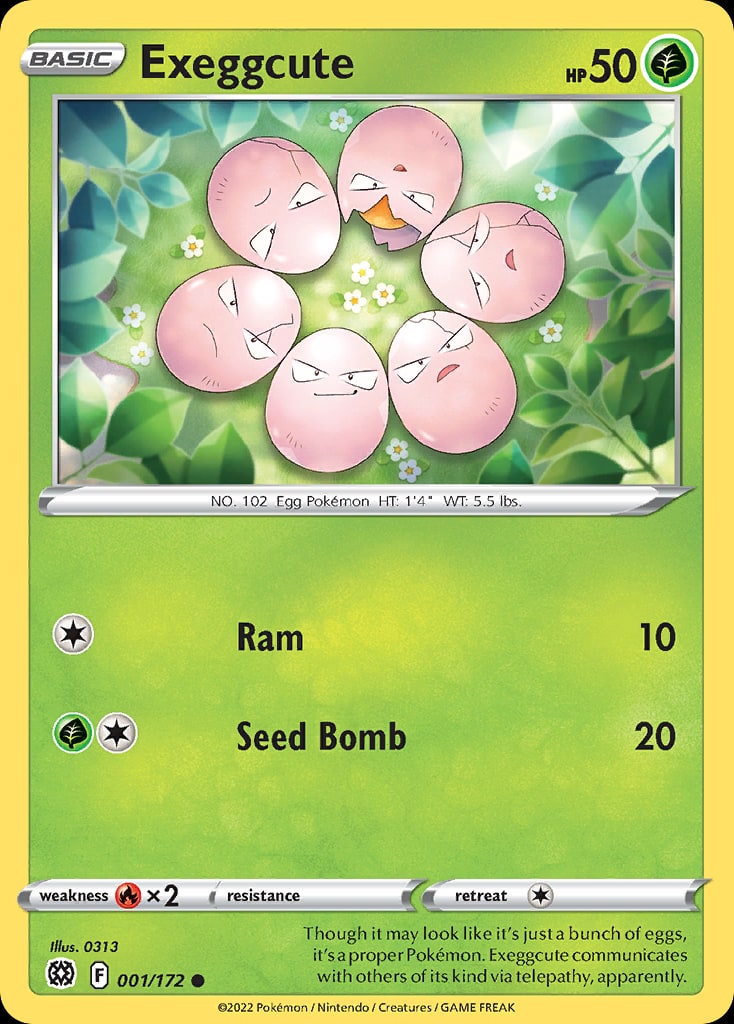 Exeggcute - Catalogusvoorbeeld