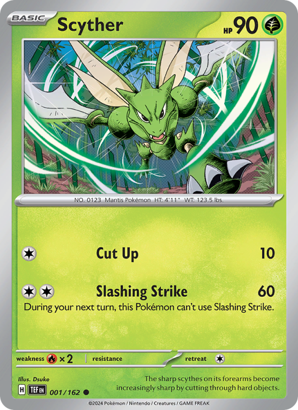 Scyther - Catalogusvoorbeeld