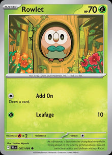 Rowlet - Catalogusvoorbeeld