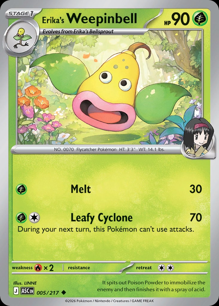 Erika's Weepinbell - Catalogusvoorbeeld