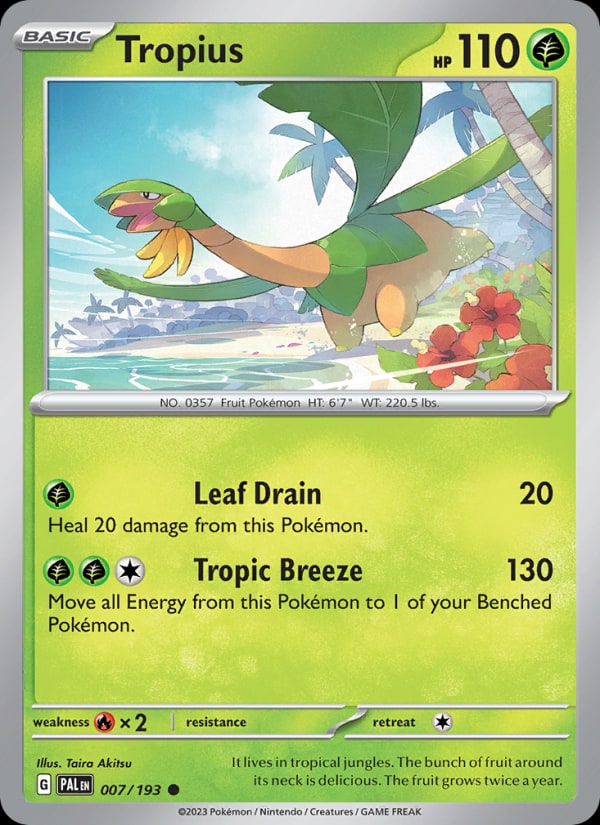 Tropius - Catalogusvoorbeeld