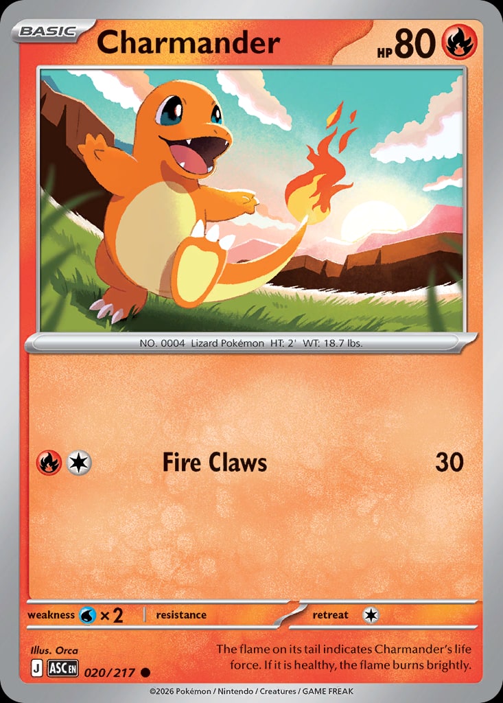 Charmander - Catalogusvoorbeeld