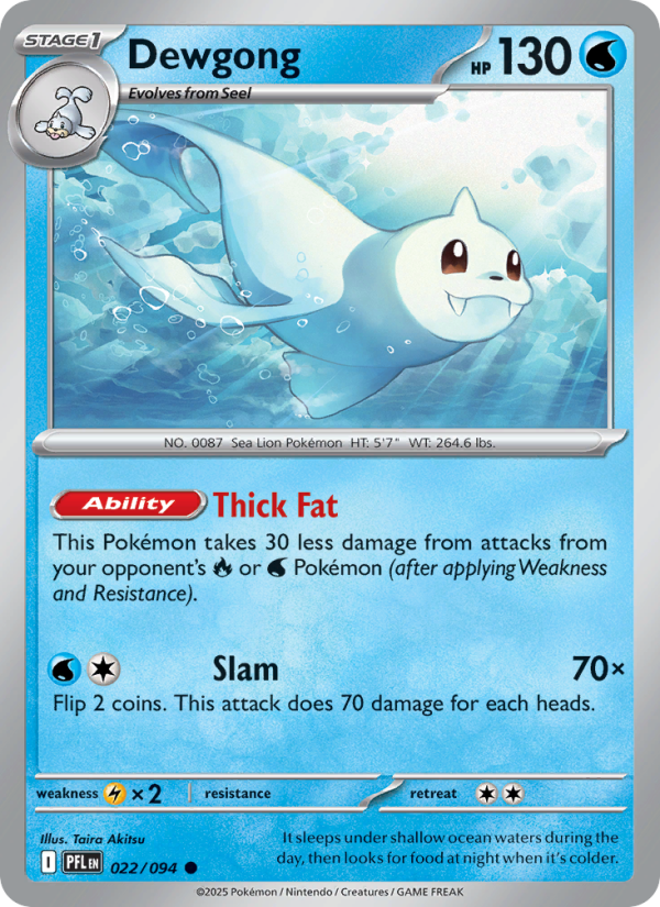 Dewgong - Catalogusvoorbeeld