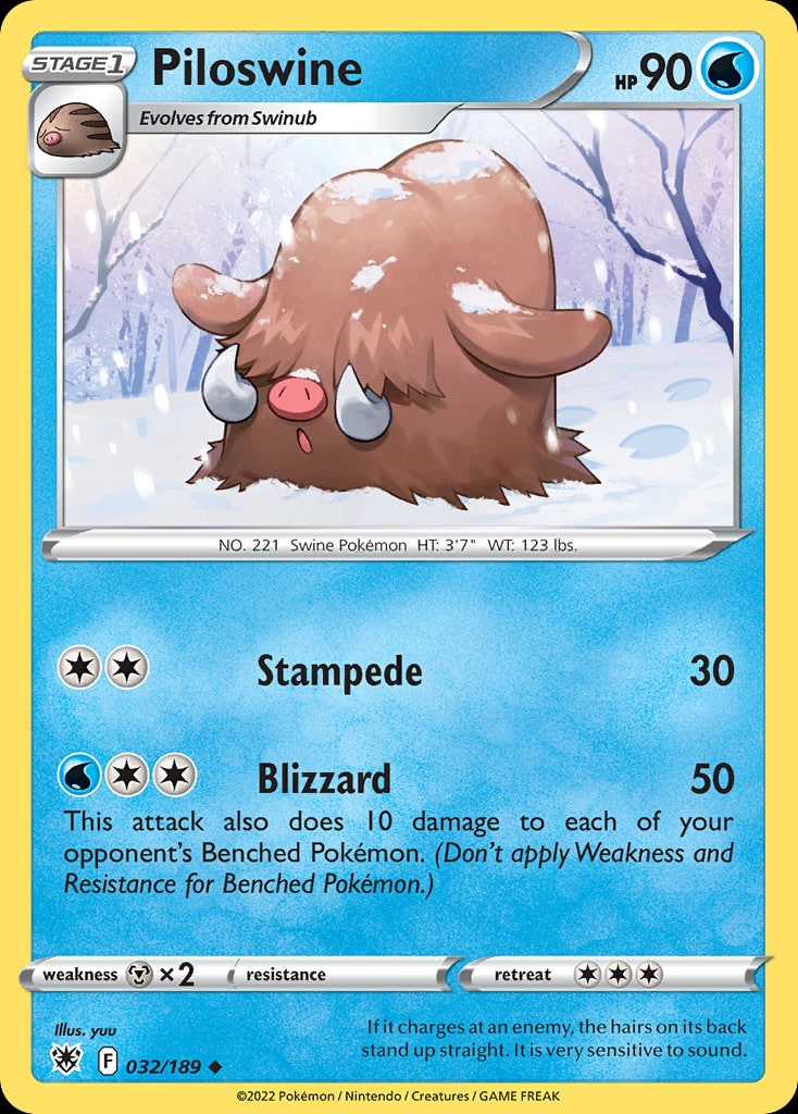 Piloswine - Catalogusvoorbeeld