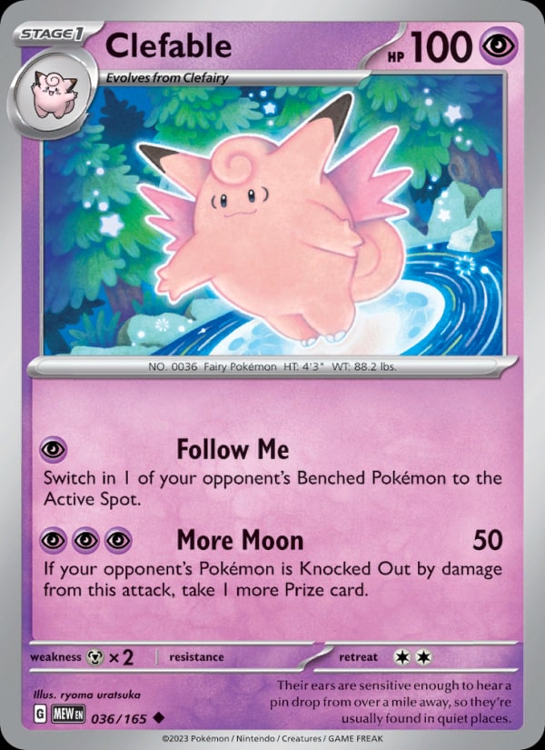 Clefable - Catalogusvoorbeeld