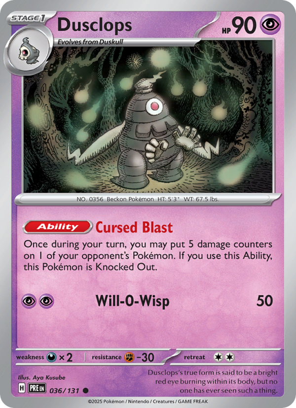 Dusclops (Holo) - Catalogusvoorbeeld