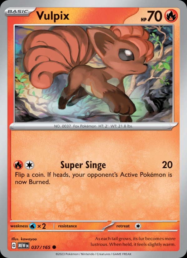 Vulpix - Catalogusvoorbeeld
