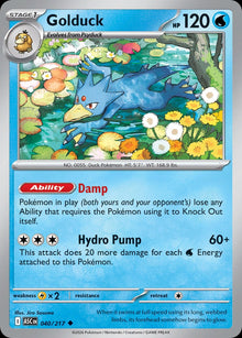 Golduck - Catalogusvoorbeeld
