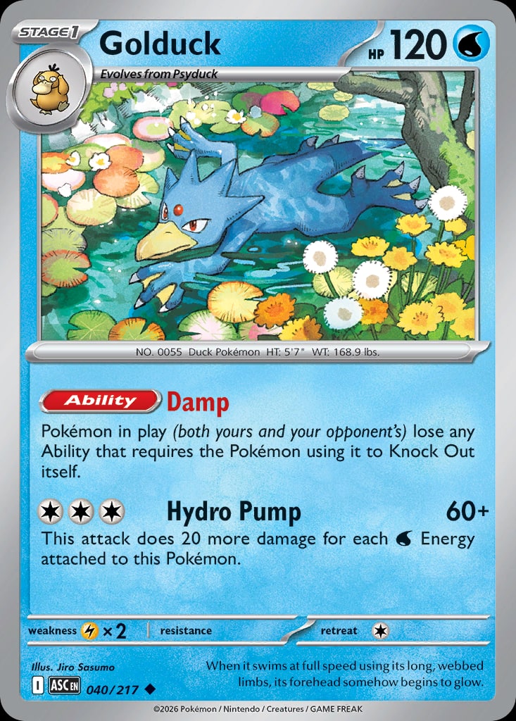 Golduck - Catalogusvoorbeeld