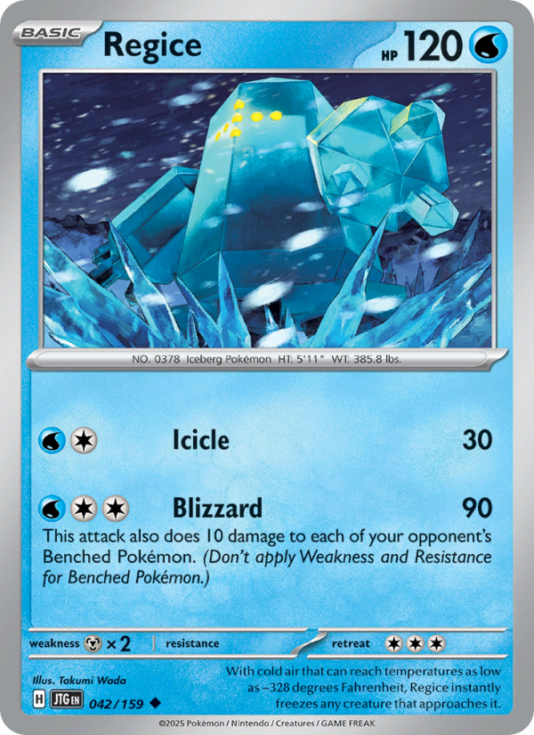 Regice (Holo) - Catalogusvoorbeeld
