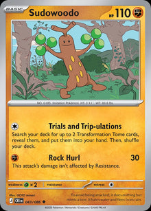 Sudowoodo - Catalogusvoorbeeld