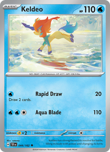 Keldeo - Catalogusvoorbeeld