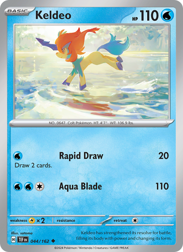 Keldeo - Catalogusvoorbeeld