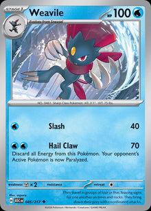 Weavile - Catalogusvoorbeeld