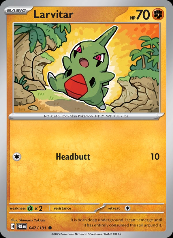 Larvitar - Catalogusvoorbeeld
