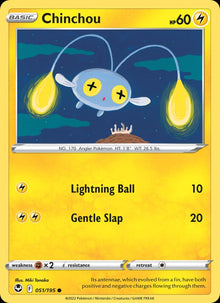 Chinchou - Catalogusvoorbeeld