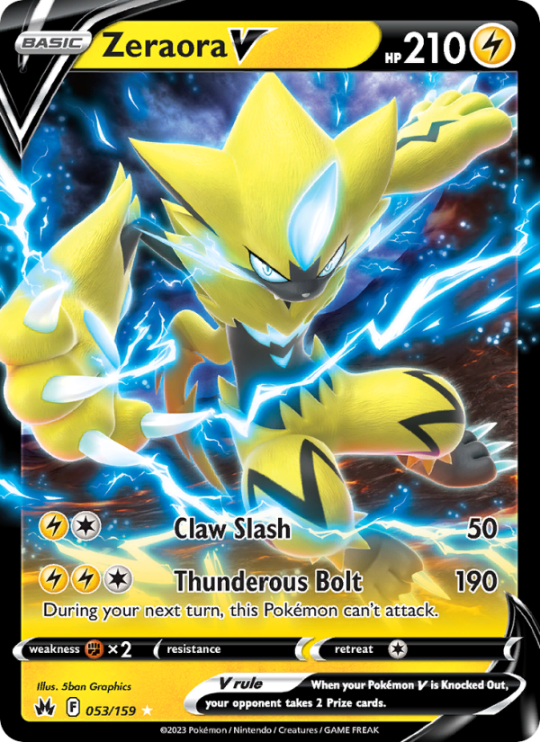 Zeraora V - Catalogusvoorbeeld