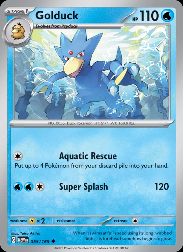 Golduck - Catalogusvoorbeeld