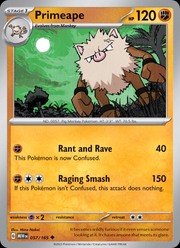 Primeape - Catalogusvoorbeeld