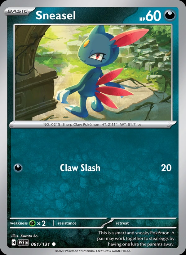 Sneasel - Catalogusvoorbeeld