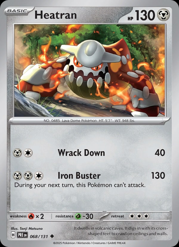 Heatran - Catalogusvoorbeeld