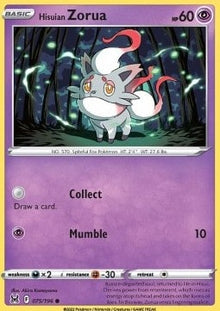 Hisuian Zorua - Catalogusvoorbeeld