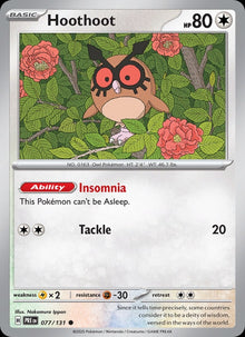 Hoothoot - Catalogusvoorbeeld