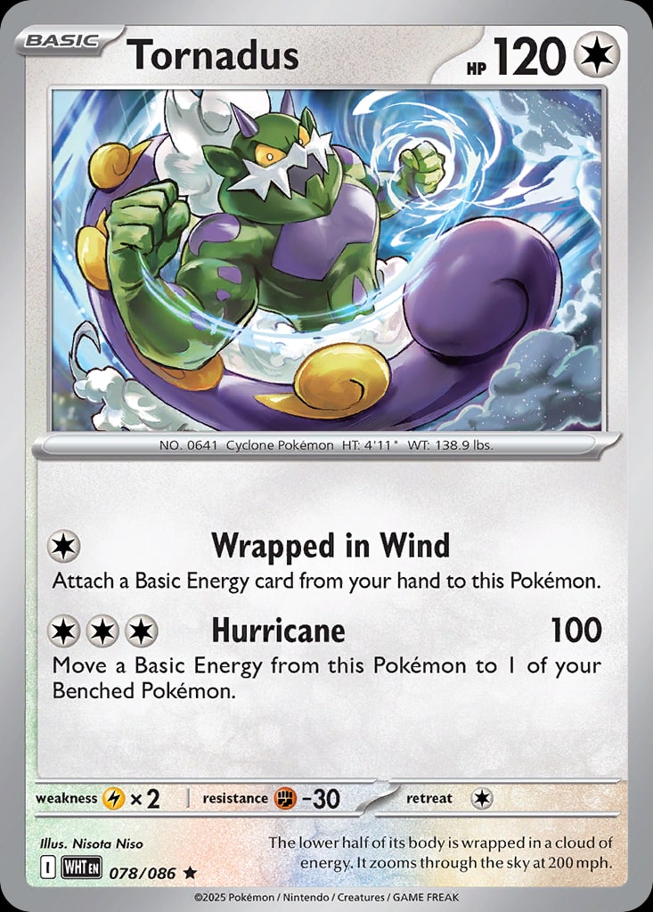 Tornadus (Holo) - Catalogusvoorbeeld