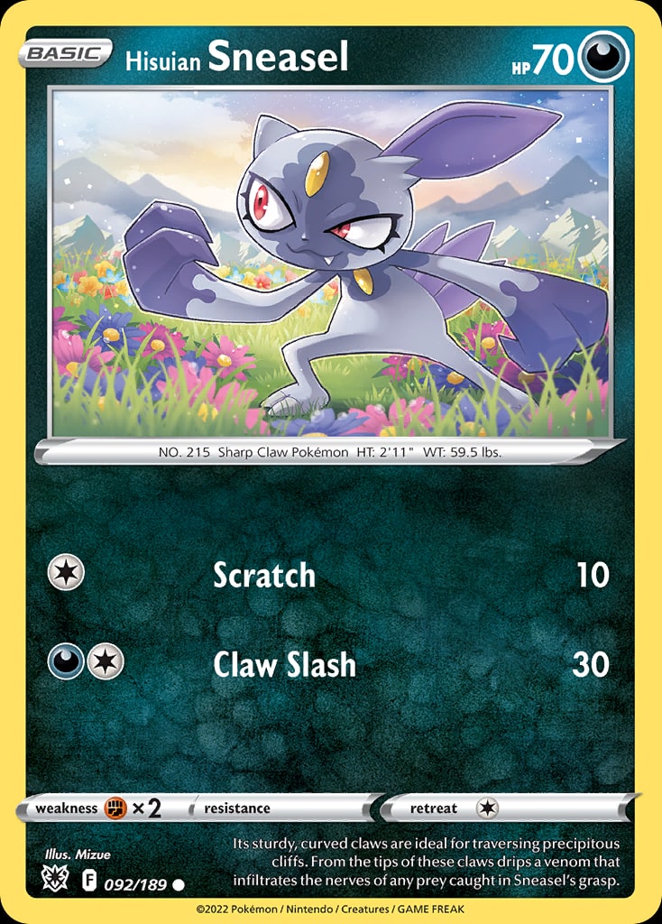 Hisuian Sneasel - Catalogusvoorbeeld