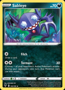 Sableye - Catalogusvoorbeeld