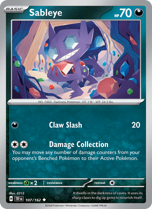 Sableye - Catalogusvoorbeeld