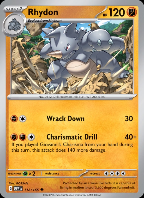 Rhydon - Catalogusvoorbeeld