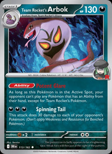 Team Rocket's Arbok - Catalogusvoorbeeld
