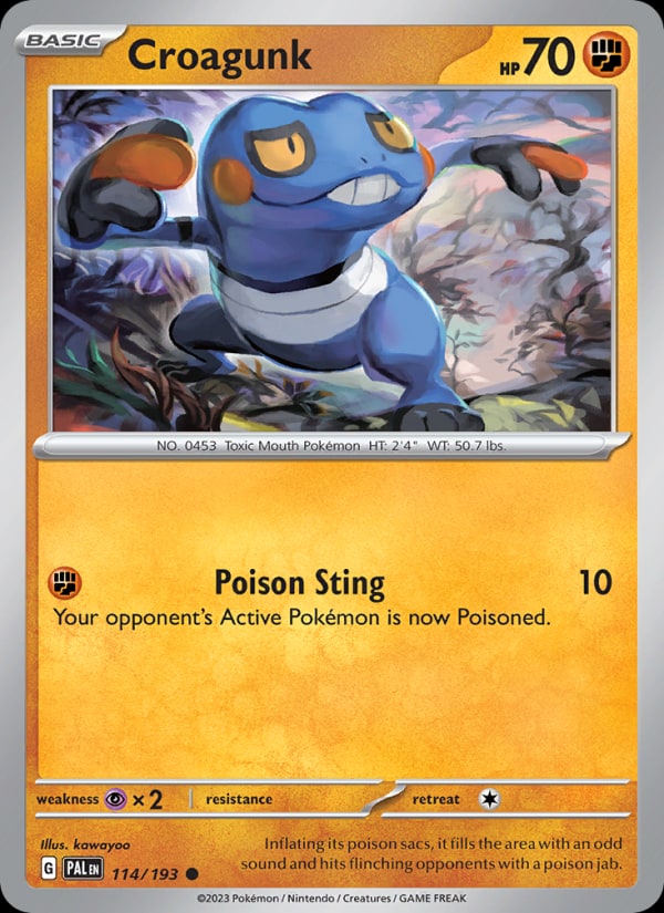 Croagunk - Catalogusvoorbeeld