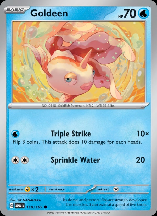 Goldeen - Catalogusvoorbeeld