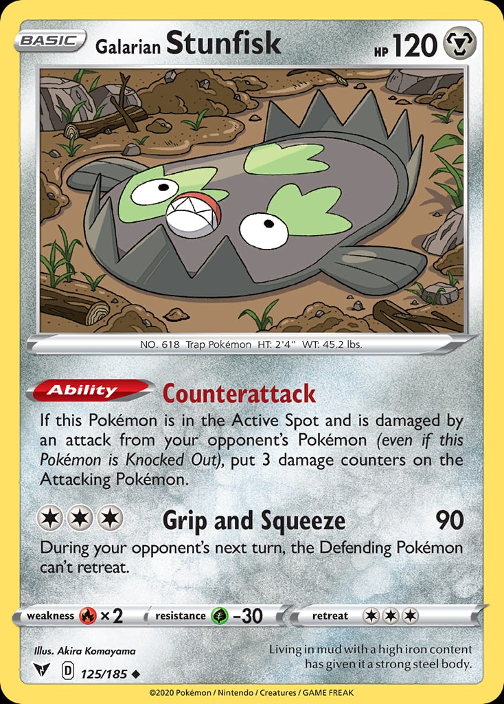 Galarian Stunfisk - Catalogusvoorbeeld