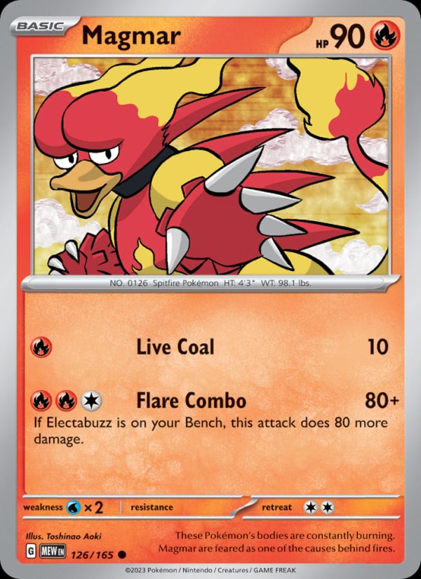 Magmar - Catalogusvoorbeeld