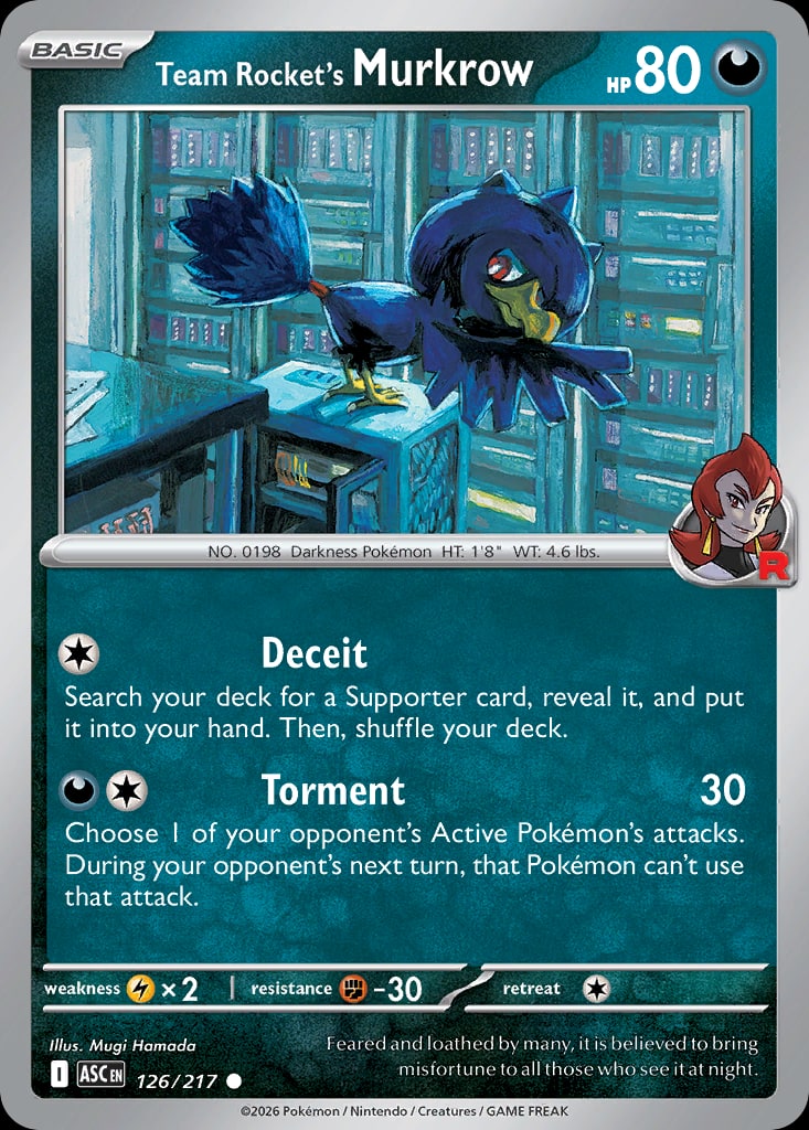 Team Rocket's Murkrow - Catalogusvoorbeeld