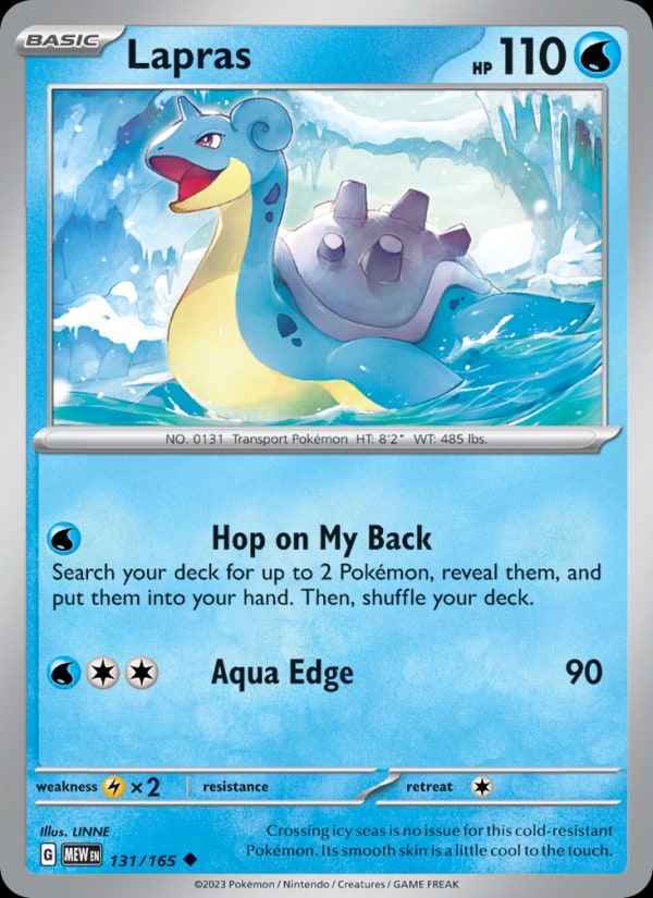 Lapras - Catalogusvoorbeeld
