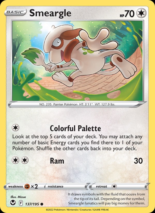 Smeargle - Catalogusvoorbeeld
