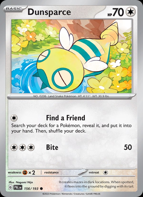 Dunsparce - Catalogusvoorbeeld