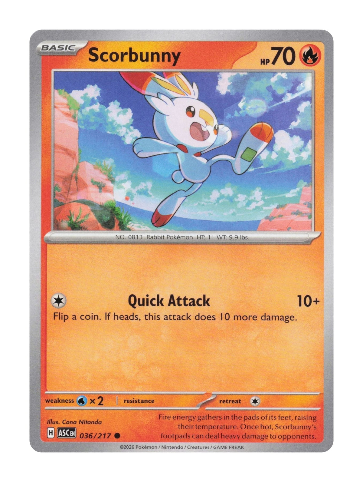 Scorbunny - NM front
