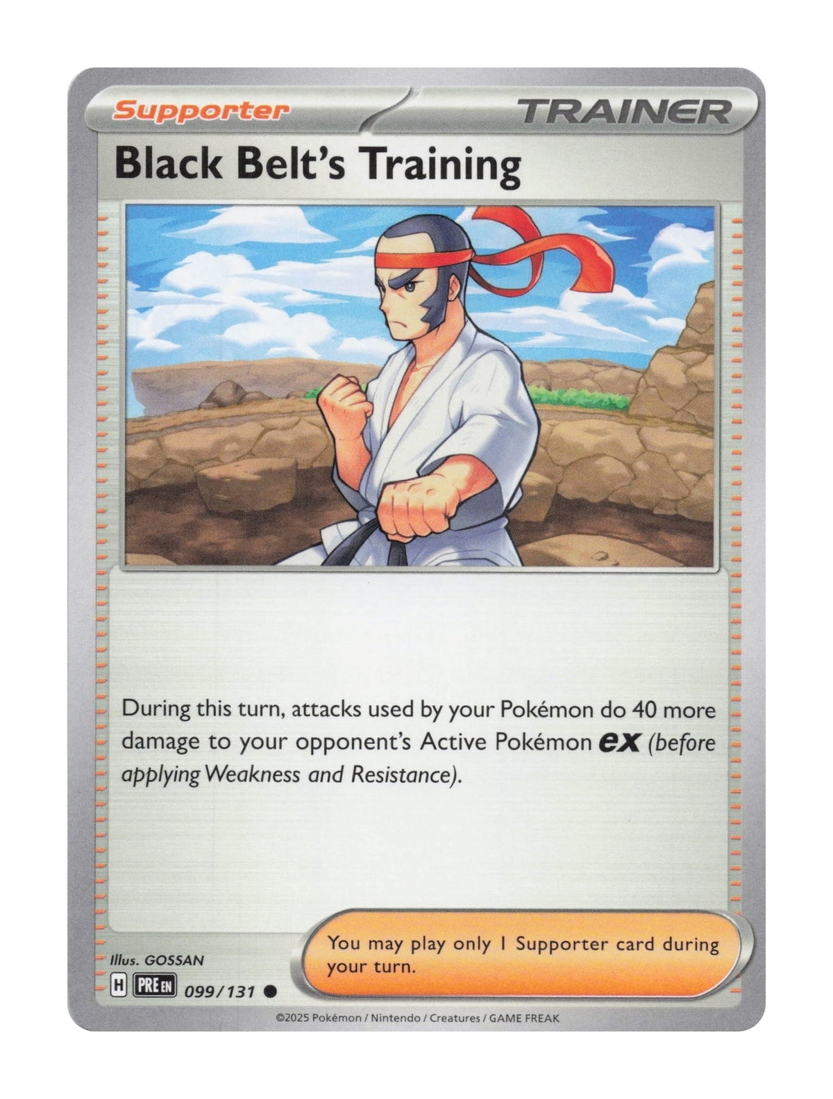 Black Belt's Training - NM front