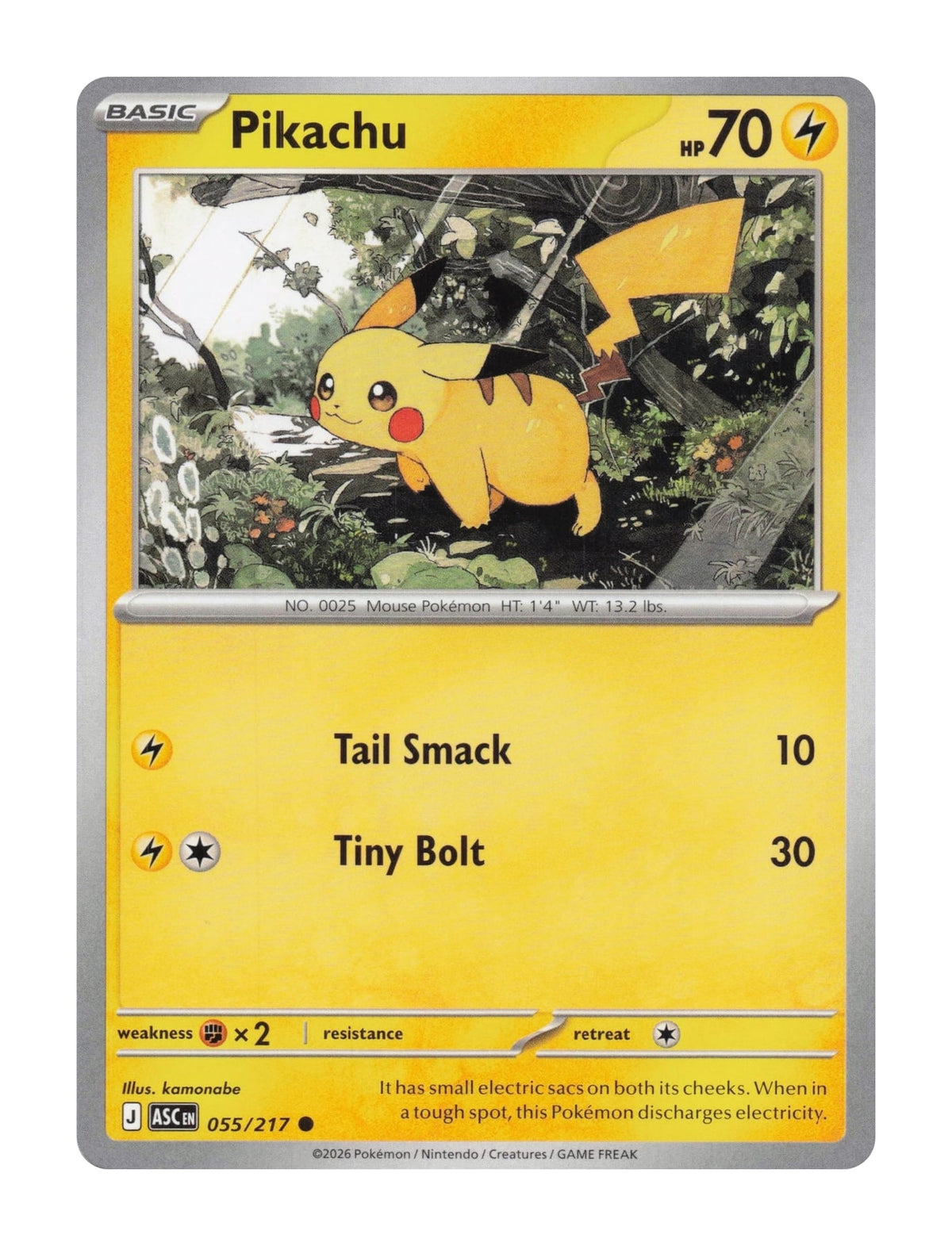Pikachu - NM front