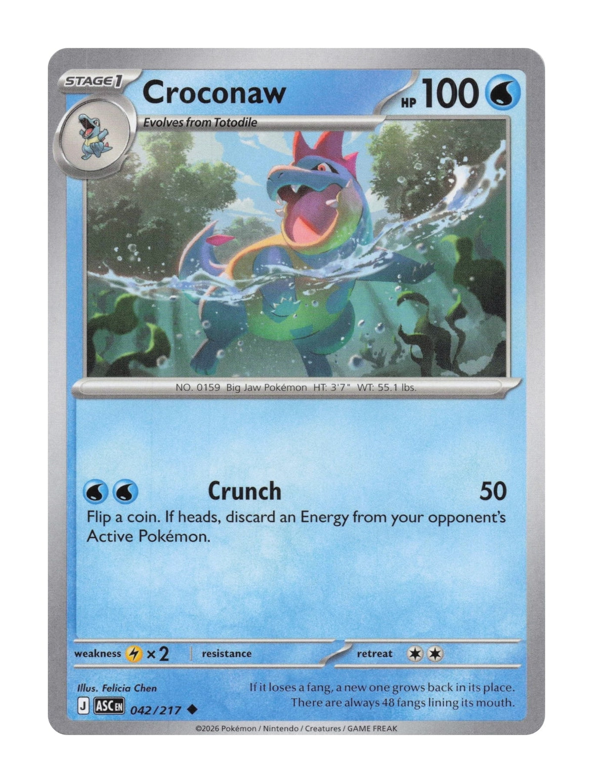 Croconaw - NM front
