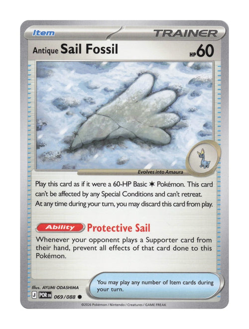 Antique Sail Fossil - NM front
