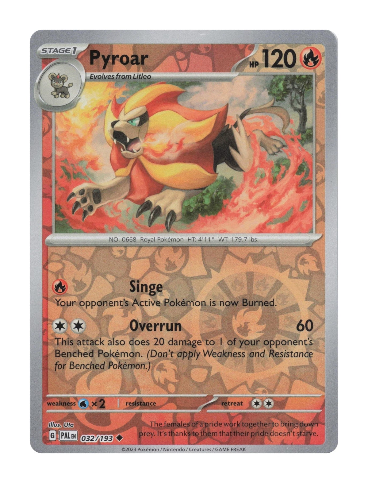 Pyroar (Holo) - NM front