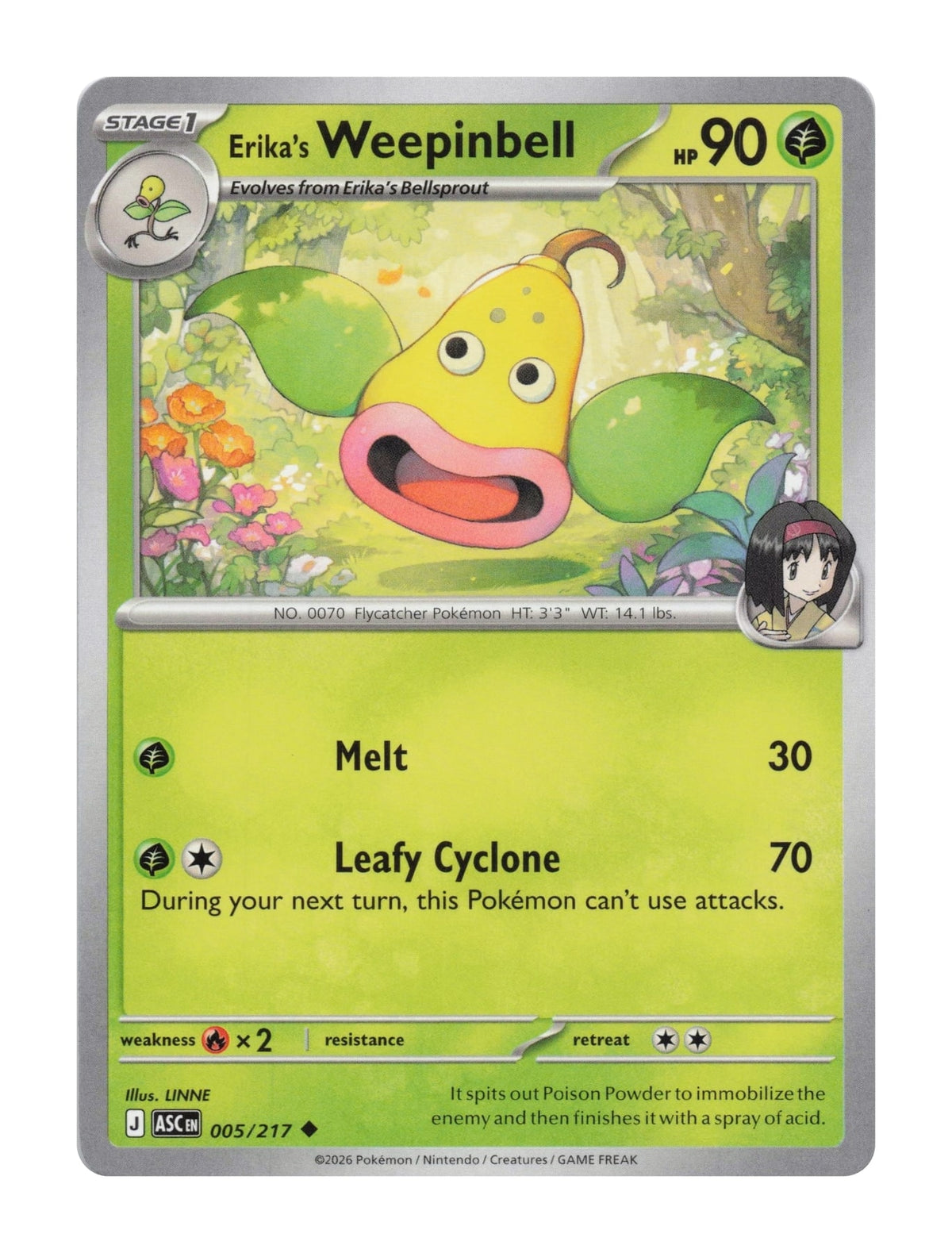 Erika's Weepinbell - NM front
