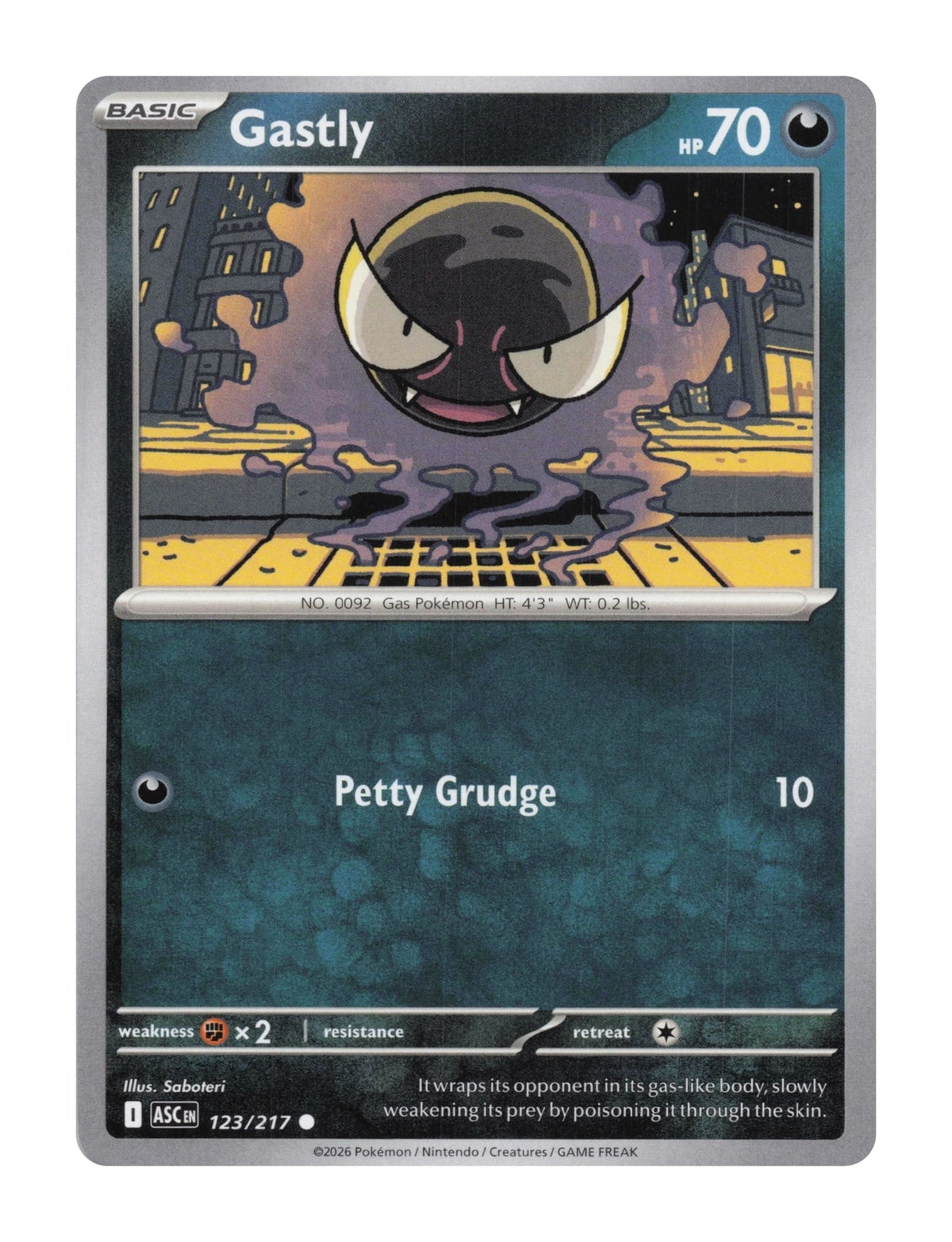 Gastly - NM front
